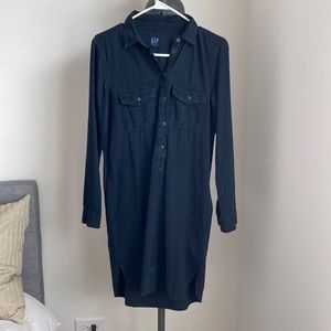 Black denim GAP dress